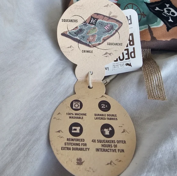 P.L.A.Y. Treasure Map Dog Toy NWT Small/medium & Large/x-large - Picture 5 of 5